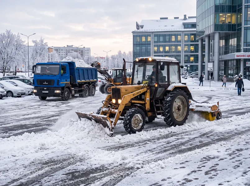 Уборка и вывоз снега в Минске